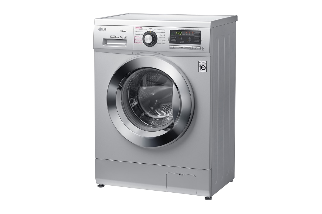 LG Узкая стиральная машина LG F12M7HDS4, функция пара Steam, 7кг, F12M7HDS4, thumbnail 3
