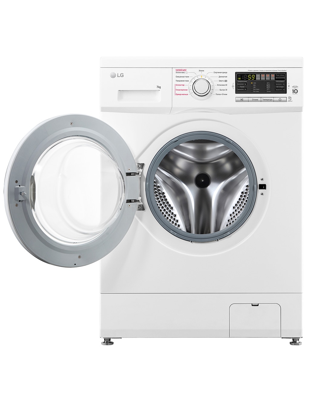 Узкая стиральная машина LG F1296HDS0 c функцией пара | LG RU