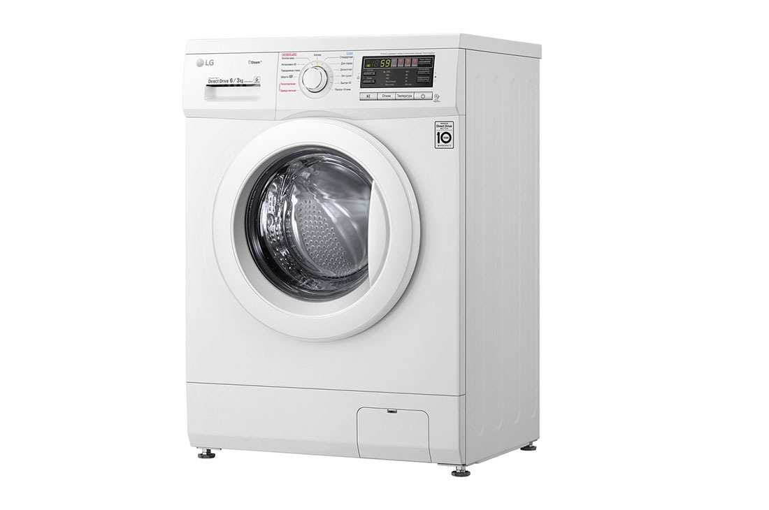 LG Узкая стирально-сушильная машина LG F1296CDS0, функция пара Steam, 6/3кг, F1296CDS0, thumbnail 9
