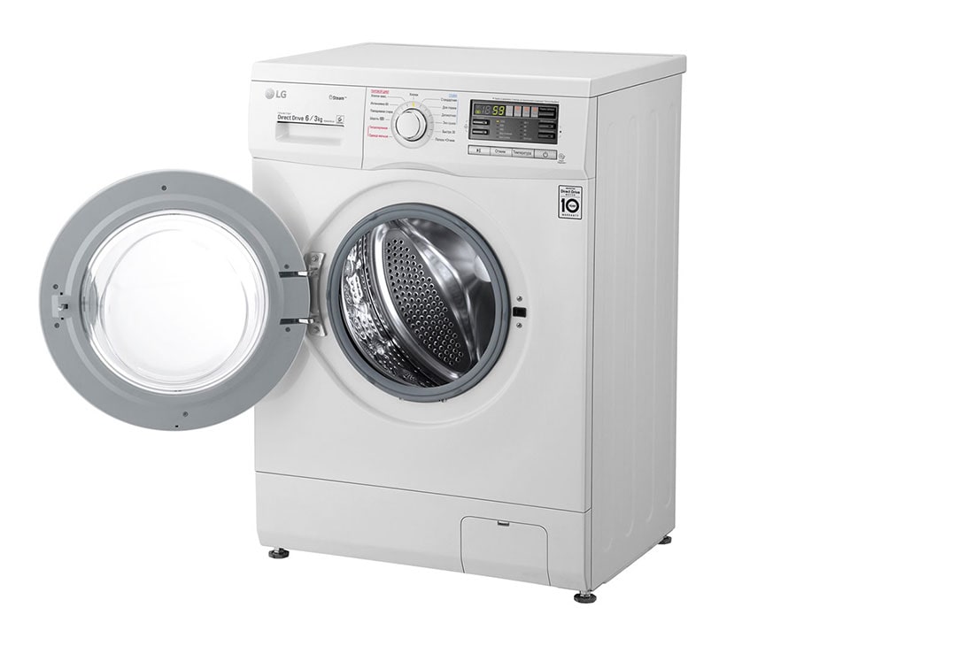 LG Узкая стирально-сушильная машина LG F1296CDS0, функция пара Steam, 6/3кг, F1296CDS0, thumbnail 10