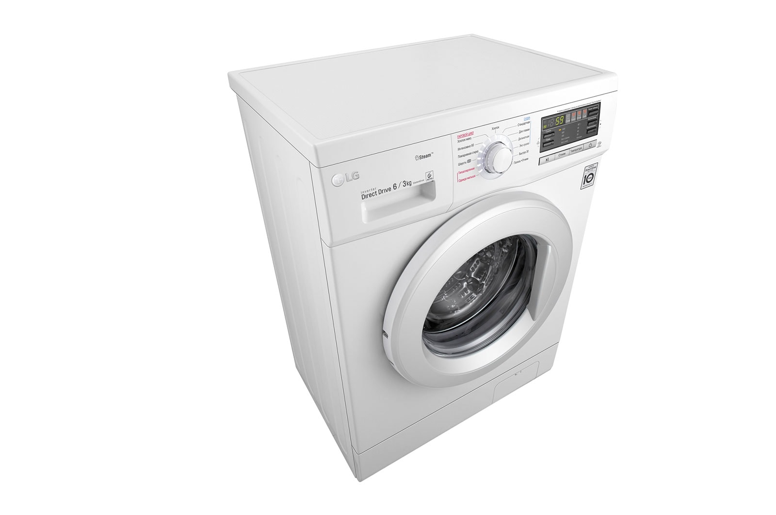 Узкая стиральная машина LG F1296CDS0 c функцией пара | LG RU