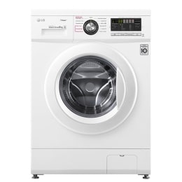 Узкая стиральная машина LG F1296NDS0, функция пара Steam, 6кг