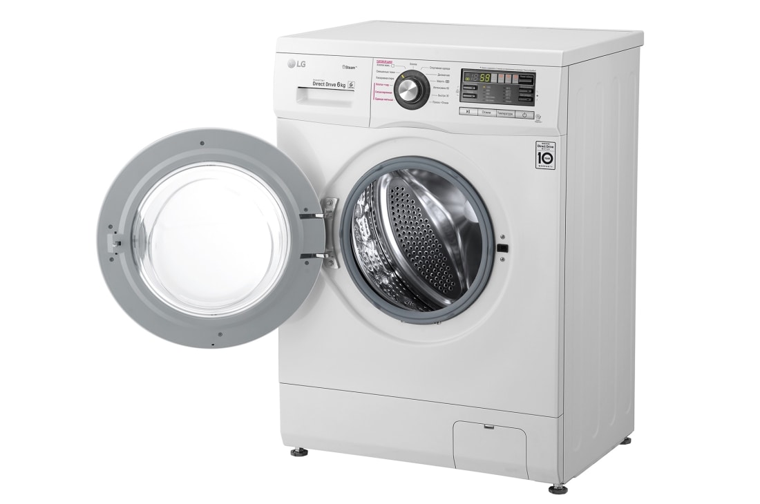 LG Узкая стиральная машина LG F1296NDS1, функция пара Steam, 6кг, F1296NDS1, thumbnail 7