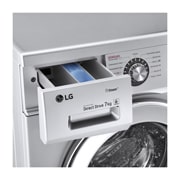LG Узкая стиральная машина LG F1296HDS4, функция пара Steam, 7кг, F1296HDS4, thumbnail 4