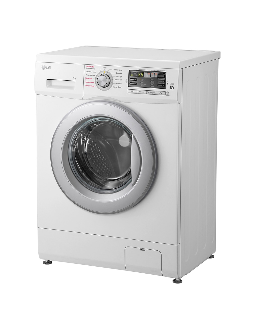 Узкая стиральная машина LG F1296HDS1 c функцией пара | LG RU