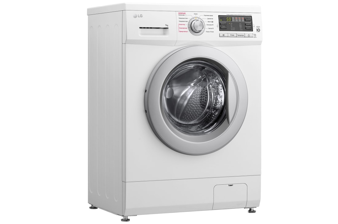 Узкая стиральная машина LG F1296HDS1 c функцией пара | LG RU