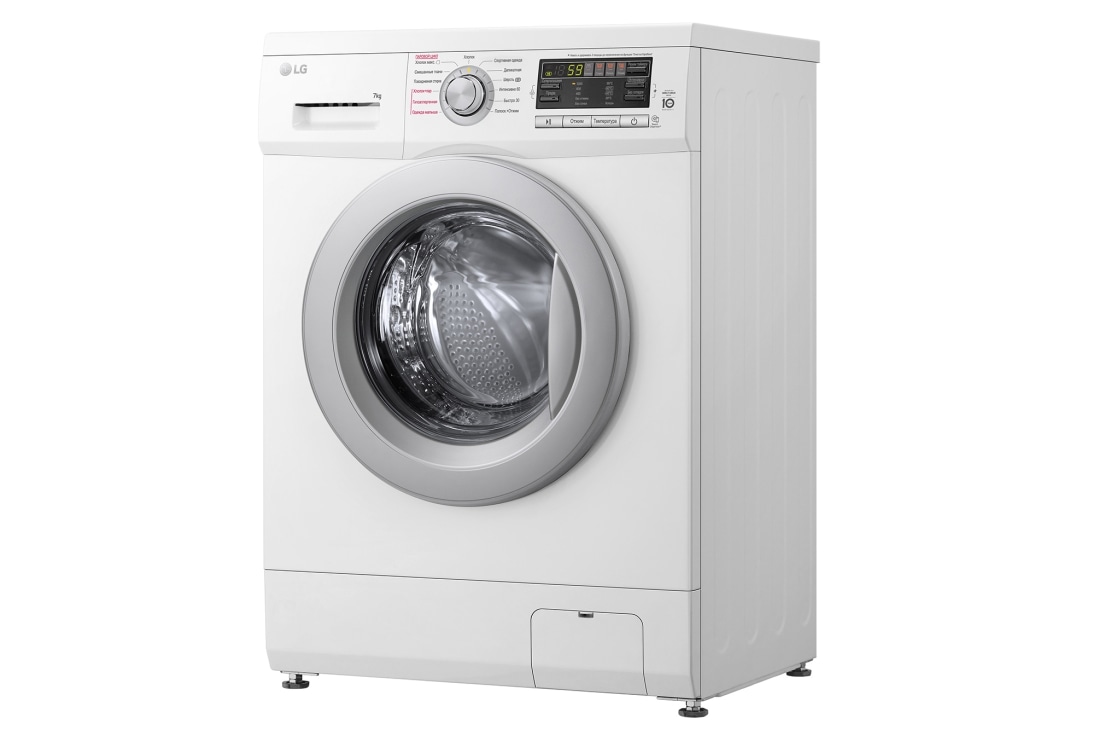 LG Узкая стиральная машина LG F1296HDS1, функция пара Steam, 7кг, F1296HDS1, thumbnail 3