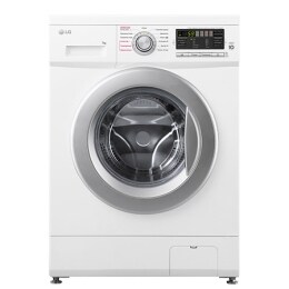 Узкая стиральная машина LG F1296HDS1, функция пара Steam, 7кг