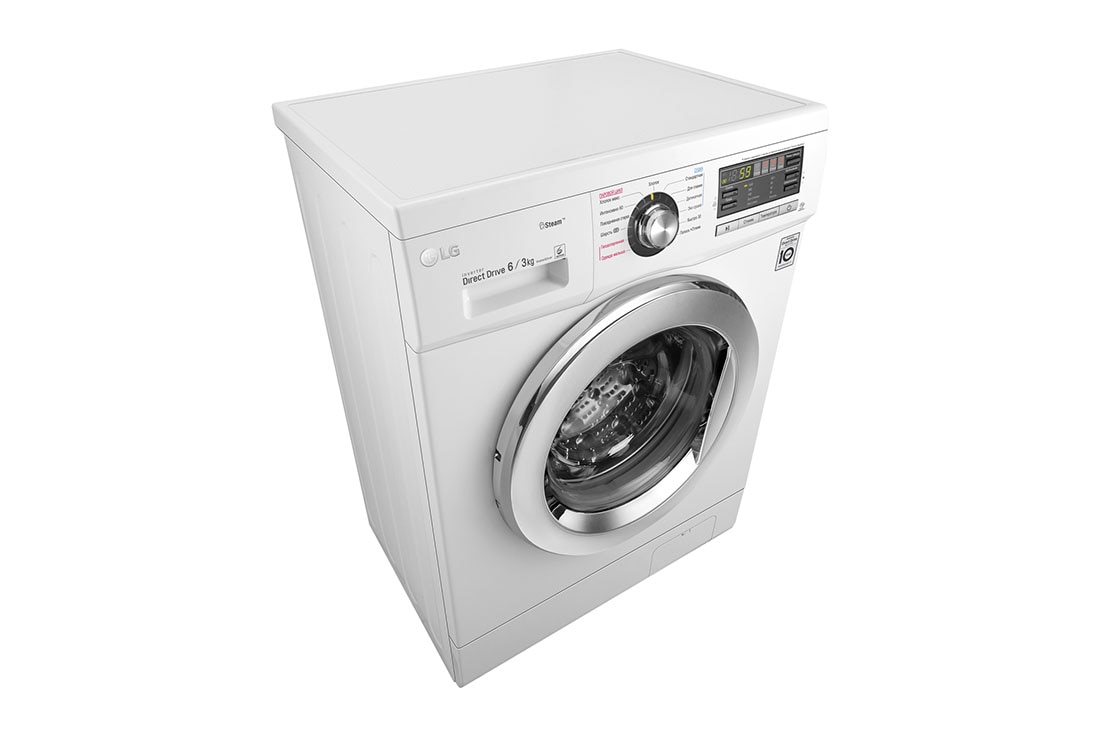 LG Узкая стирально-сушильная машина LG F1296CDS3, функция пара Steam, 6/3кг, F1296CDS3, thumbnail 6