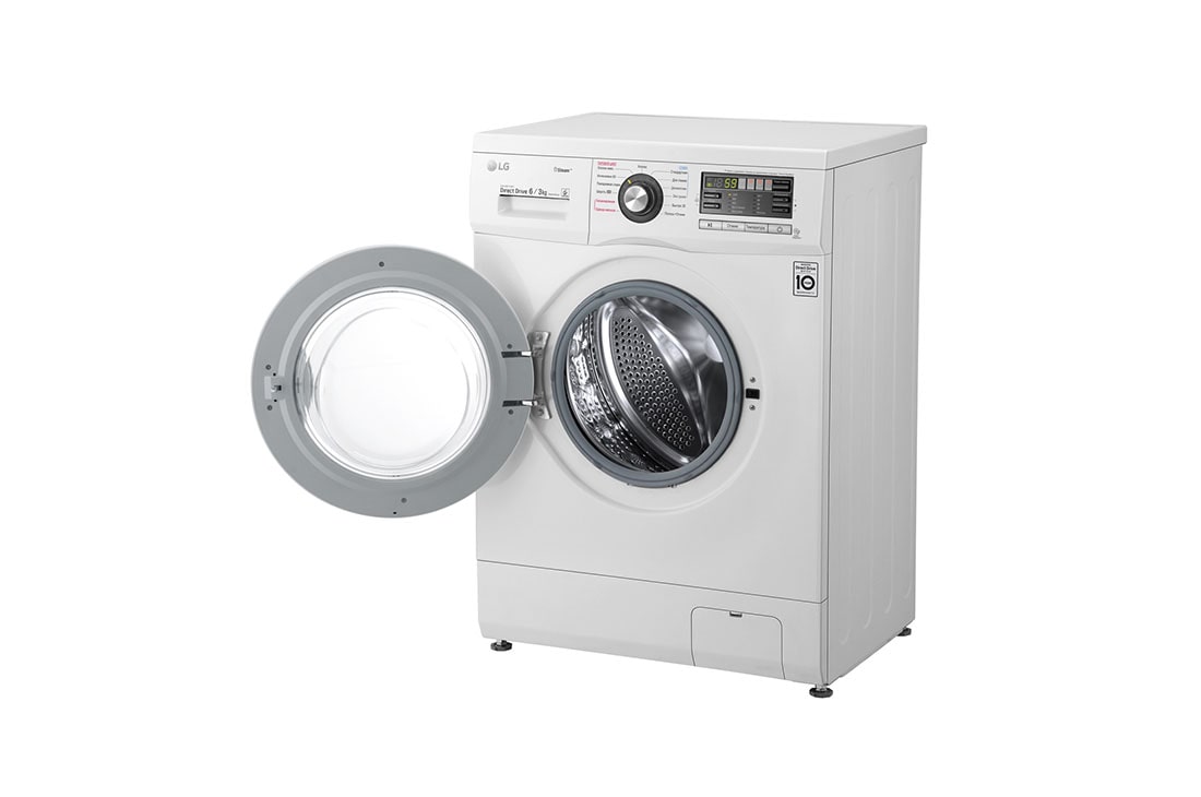 LG Узкая стирально-сушильная машина LG F1296CDS3, функция пара Steam, 6/3кг, F1296CDS3, thumbnail 10