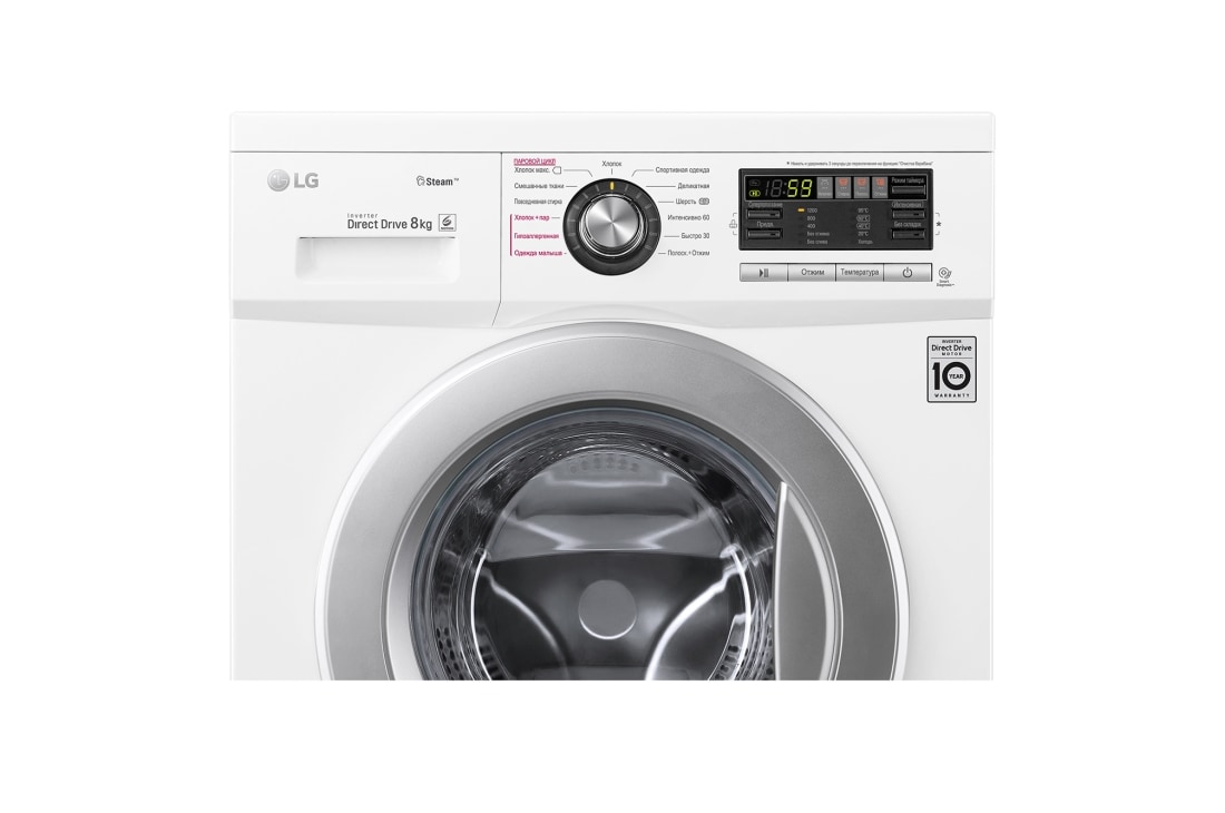 LG Стиральная машина LG-F1296TDS1 с паром, 9 кг, F1296TDS1, thumbnail 10