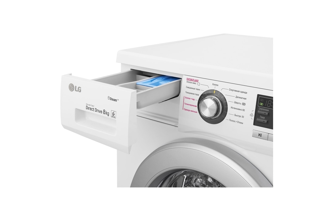 LG Стиральная машина LG-F1296TDS1 с паром, 9 кг, F1296TDS1, thumbnail 11
