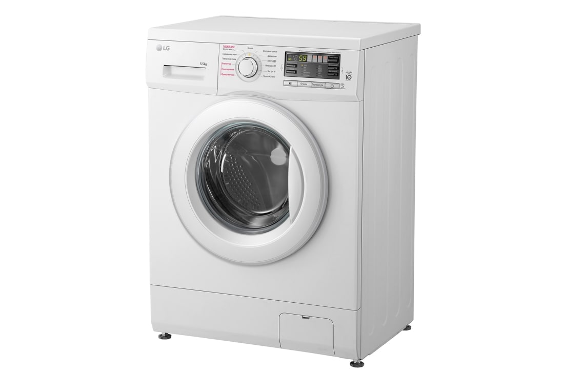 Узкая стиральная машина LG F1096MDS0 c функцией пара | LG RU