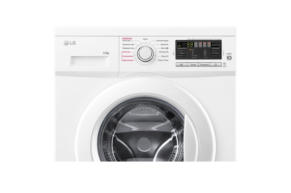 LG Узкая стиральная машина LG F1096MDS0, функция пара Steam, 5,5кг, F1096MDS0, thumbnail 10