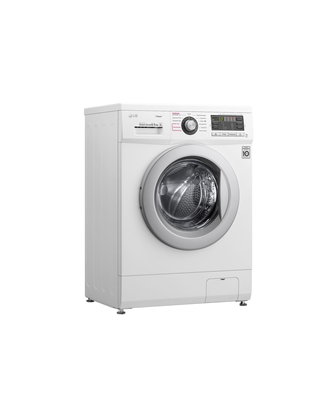 Узкая стиральная машина LG F1296WDS1 c функцией пара | LG RU