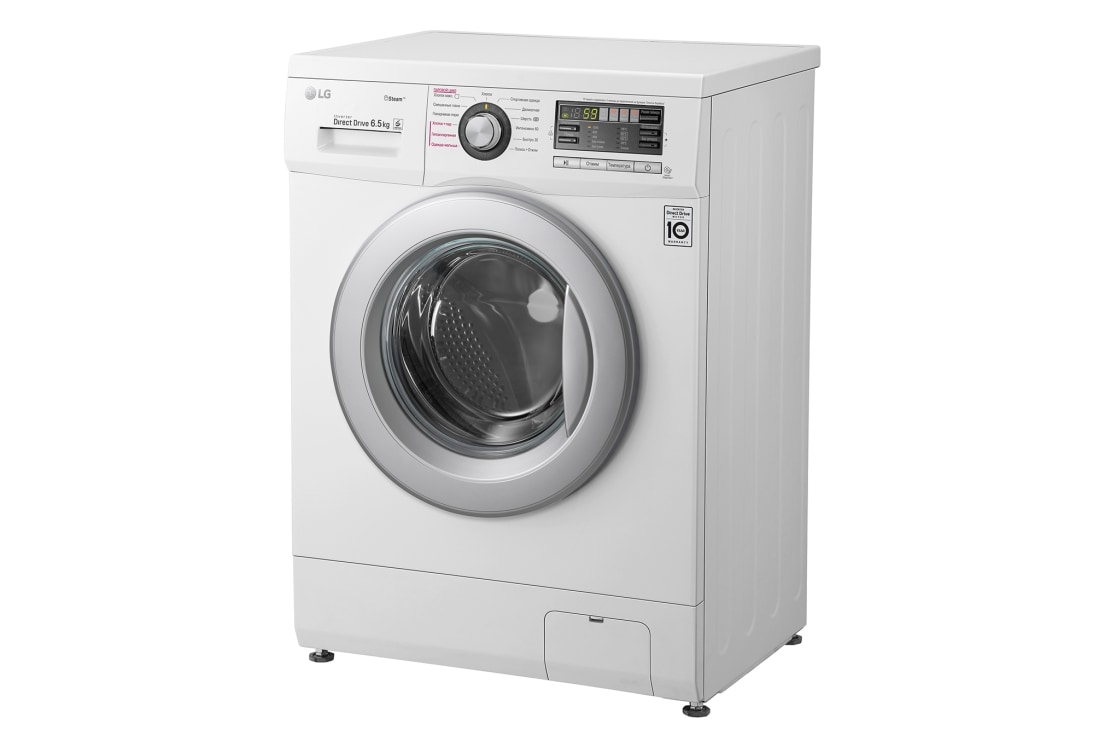 Узкая стиральная машина LG F1296WDS1 c функцией пара | LG RU
