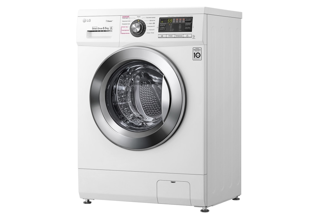 LG Узкая стиральная машина LG F1296WDS3, функция пара Steam, 6,5кг, F1296WDS3, thumbnail 3