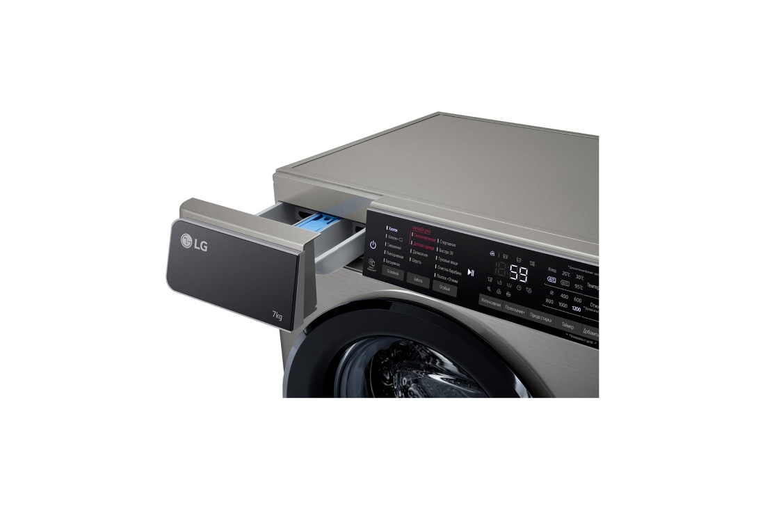 LG Стиральная машина узкая LG F2T3HS6S с паром, технология AI DD, 7 кг, F2T3HS6S, thumbnail 11