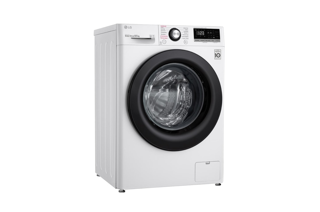 LG Стиральная машина узкая LG F2V3GS6W с паром, технология AI DD, 8,5 кг, F2V3GS6W, thumbnail 10