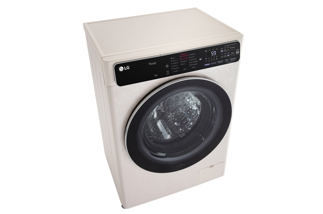 LG Стиральная машина узкая LG F2T9HS9B с паром, технология AI DD, 7 кг, F2T9HS9B, thumbnail 6