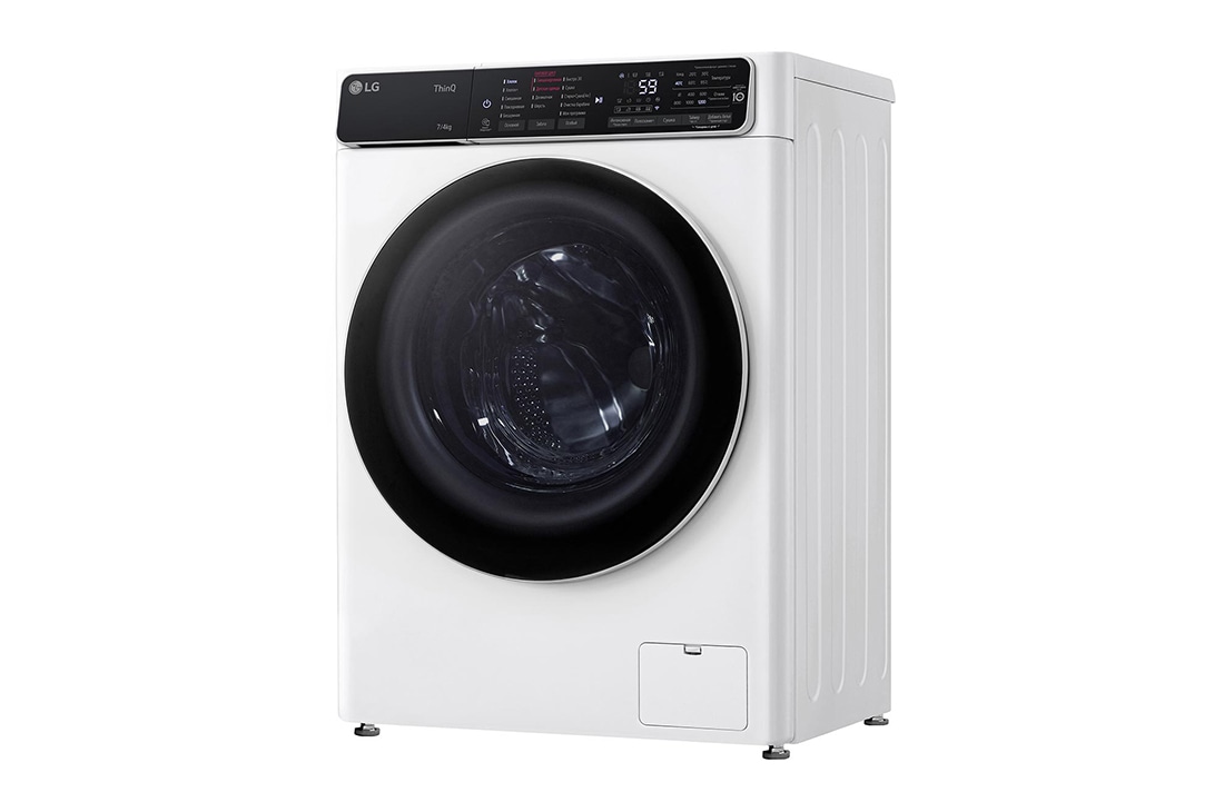LG Узкая стирально-сушильная машина LG F2T5HG0W, технология AI DD, 7/4 кг, Right_slim, F2T5HG0W, thumbnail 9