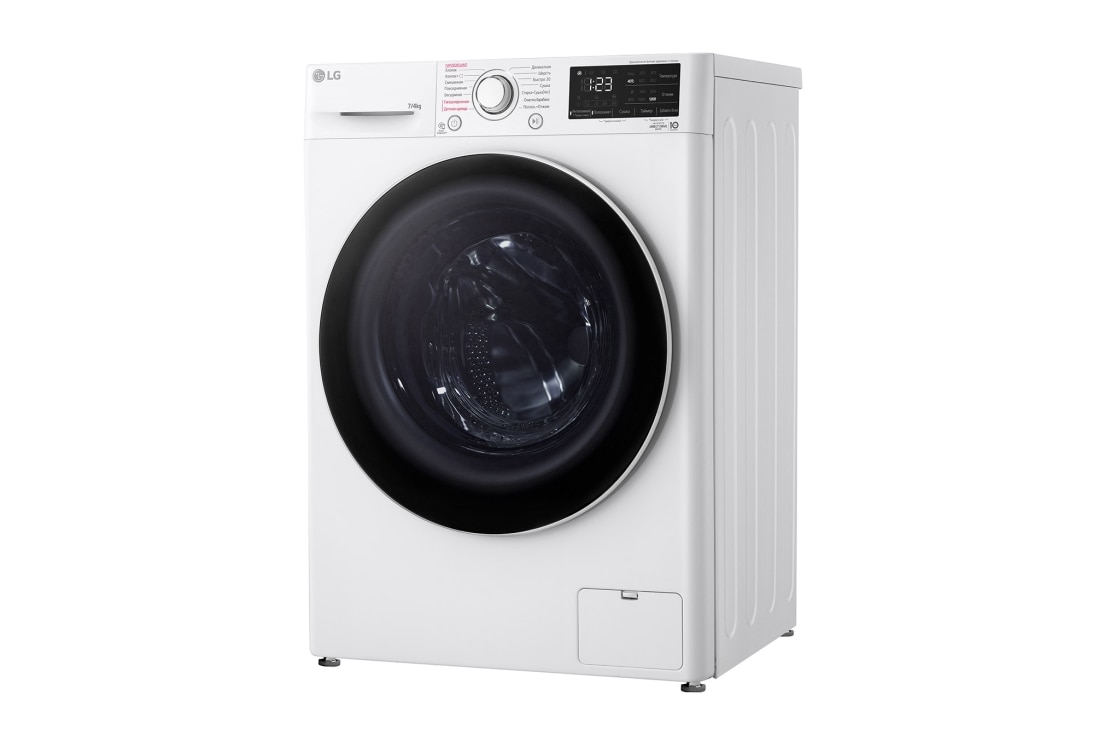 LG Узкая стирально-сушильная машина LG F2V3HG0W, технология AI DD, 7/4 кг, F2V3HG0W, thumbnail 2