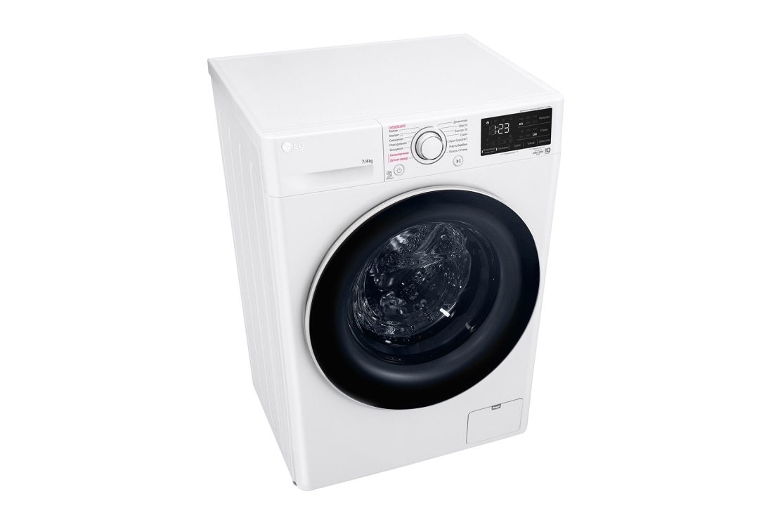 LG Узкая стирально-сушильная машина LG F2V3HG0W, технология AI DD, 7/4 кг, F2V3HG0W, thumbnail 5