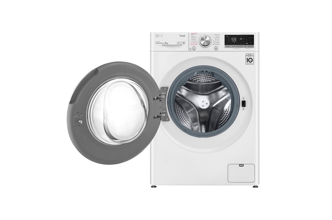 LG Стиральная машина LG F4V7TS1W с технологией AI DD, 8 кг, F4V7TS1W, thumbnail 8