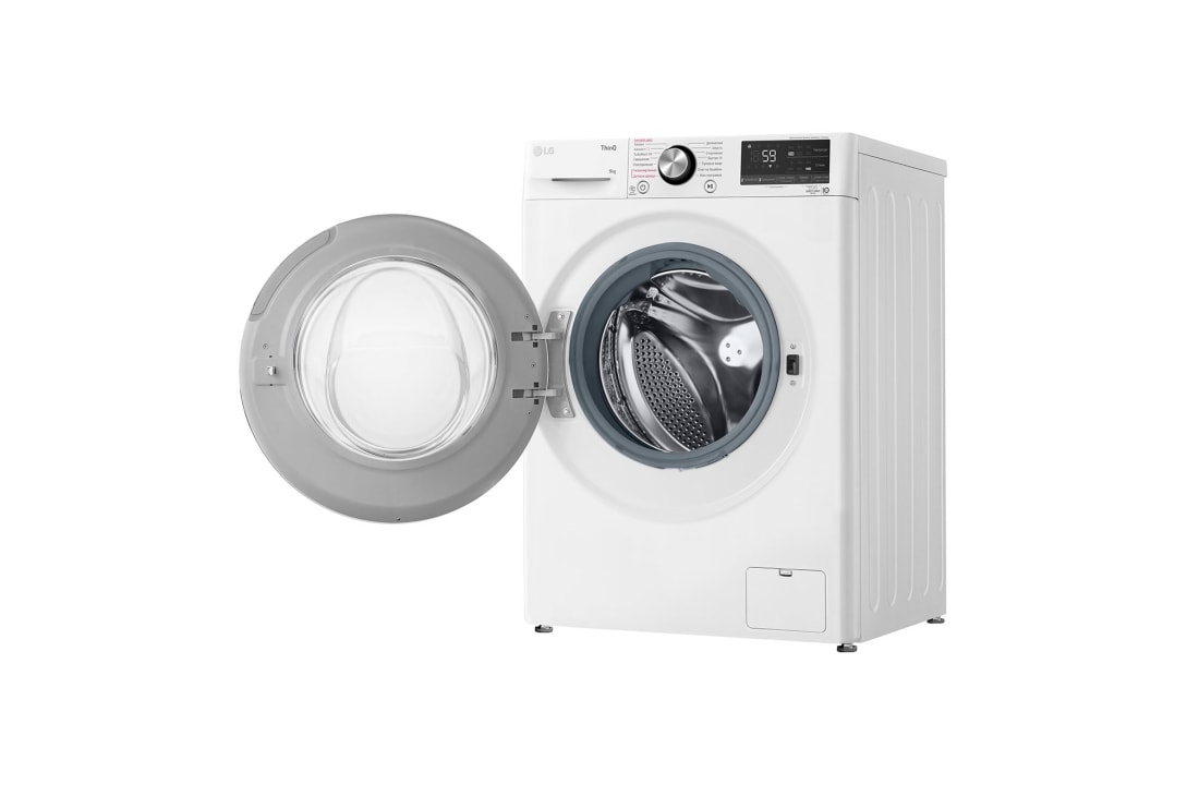 LG Стиральная машина LG F4V9VS9W с паром, технология AI DD, 9 кг, F4V9VS9W, thumbnail 9