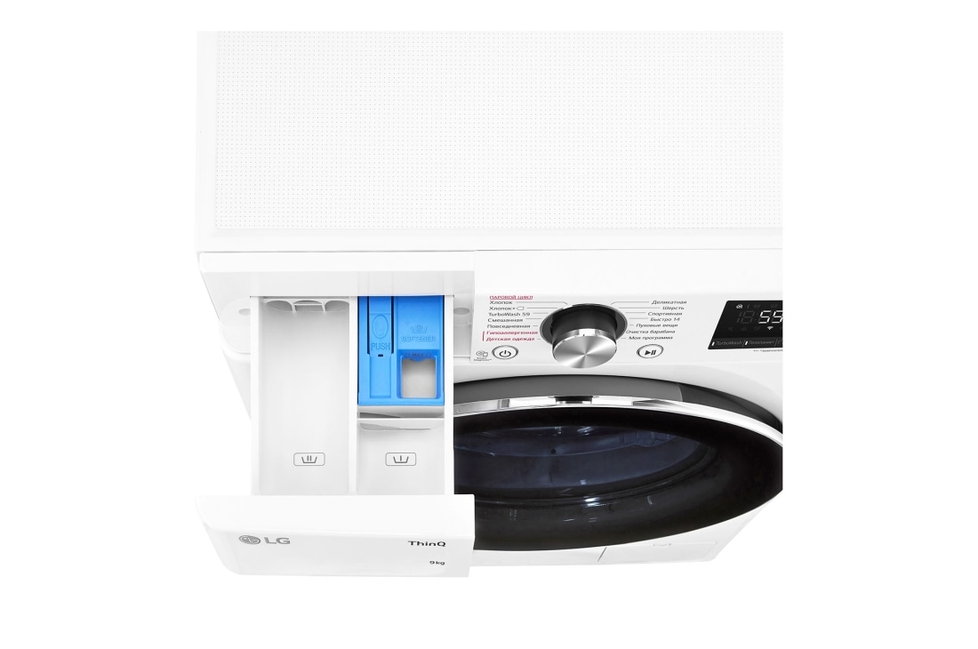 LG Стиральная машина LG F4V9VS9W с паром, технология AI DD, 9 кг, F4V9VS9W, thumbnail 13