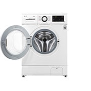 LG Стиральная машина узкая LG F2J3HS0W с паром, 7 кг, front open view, F2J3HS0W, thumbnail 2
