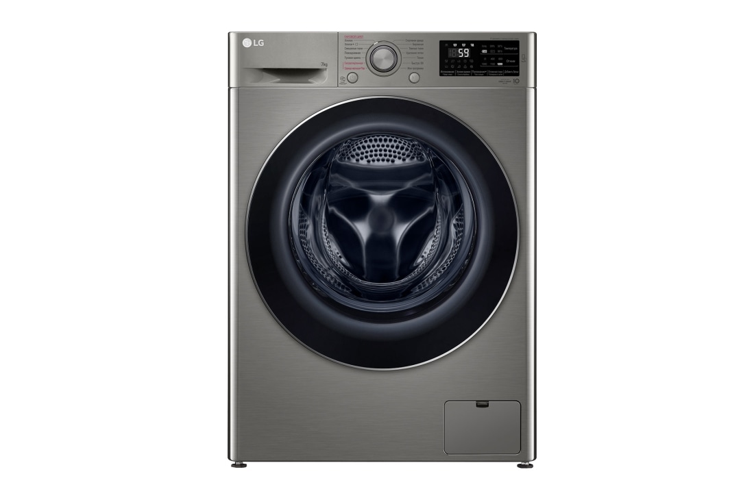 LG Стиральная машина узкая LG F2J6HSDS с паром, 7 кг, Front, F2J6HSDS