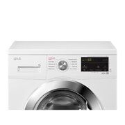 LG Стиральная машина узкая LG F2J3NS2W с паром, 6 кг, MegaTouch_CK_6kg_White_FH2J3NDYP2P_KZ_Front_Panel_Detail_slim, F2J3NS2W, thumbnail 4