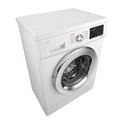 LG Стиральная машина узкая LG F2J3NS2W с паром, 6 кг, MegaTouch_CK_6kg_White_FH2J3NDYP2P_KZ_Top_Left_Perspective_slim, F2J3NS2W, thumbnail 6