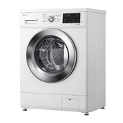 LG Стиральная машина узкая LG F2J3NS2W с паром, 6 кг, MegaTouch_CK_6kg_White_FH2J3NDYP2P_KZ_Right_slim, F2J3NS2W, thumbnail 9