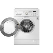 LG Стиральная машина узкая LG FH2C3WD, прямой привод, 6,5 кг, front open view, FH2C3WD, thumbnail 2