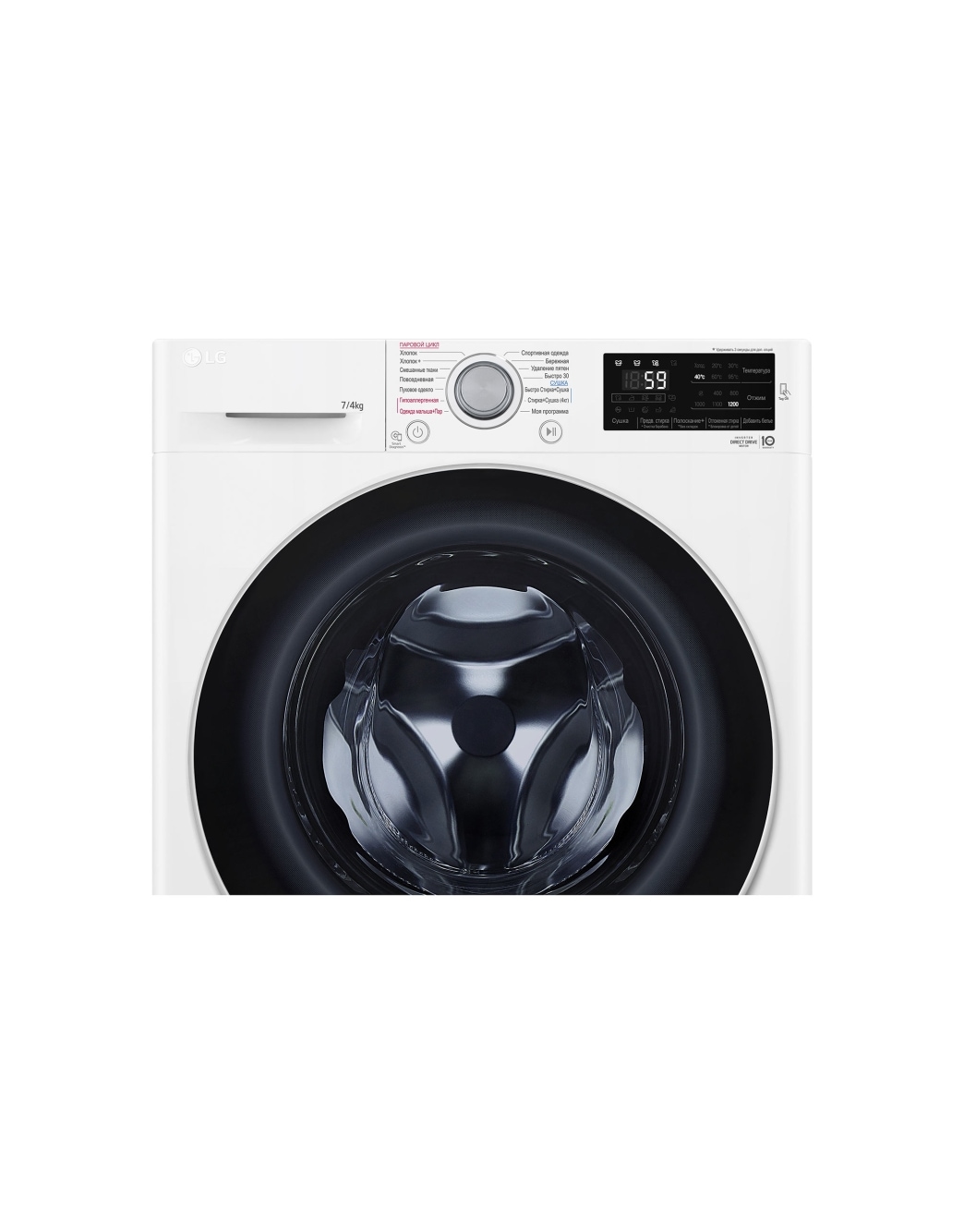 Стиральная машина LG F2J6HG7W с прямым приводом | LG RU