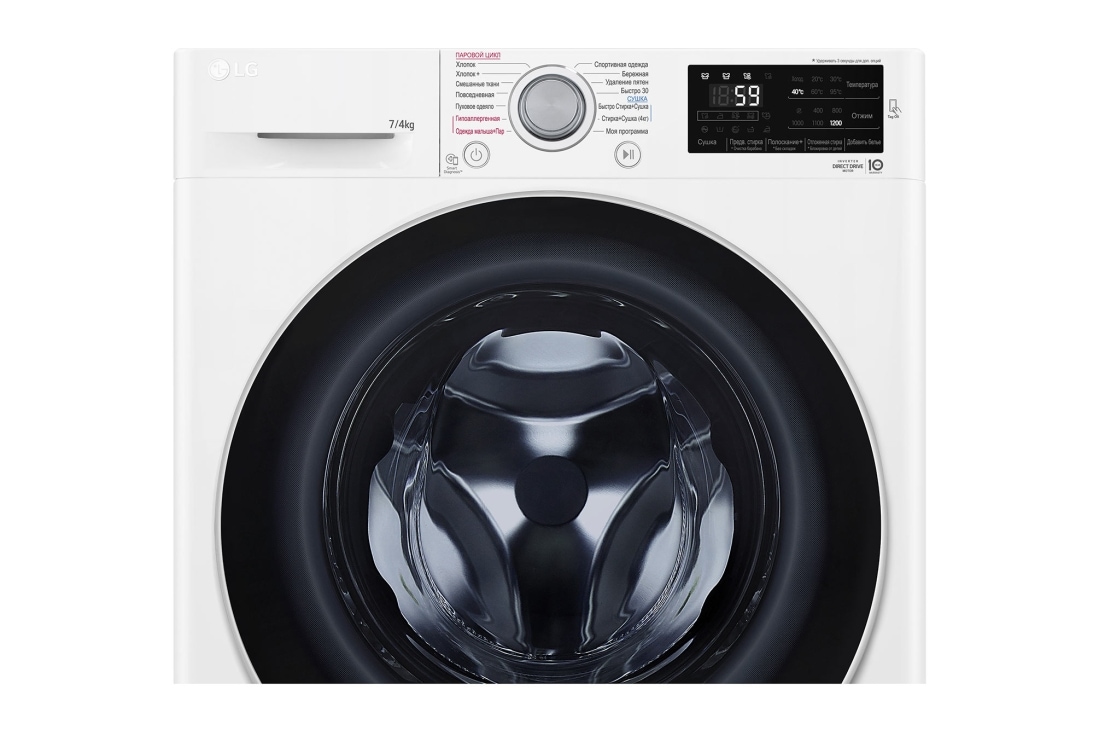 Стиральная машина LG F2J6HG8W с прямым приводом | LG RU