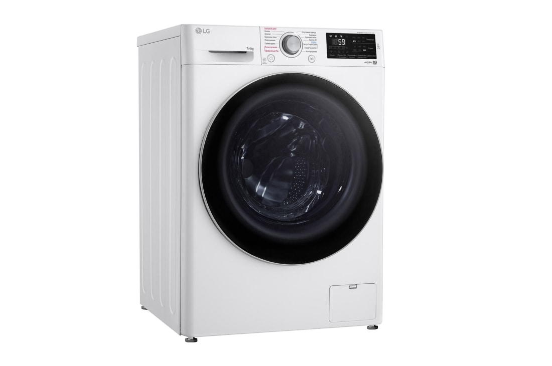 LG Узкая стирально-сушильная машина LG F2J6HG7W с паром, 7/4 кг, Left, F2J6HG7W, thumbnail 10