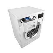 LG Стиральная машина LG F4J3TS2W с паром, 8 кг, top detergent view open, F4J3TS2W, thumbnail 6