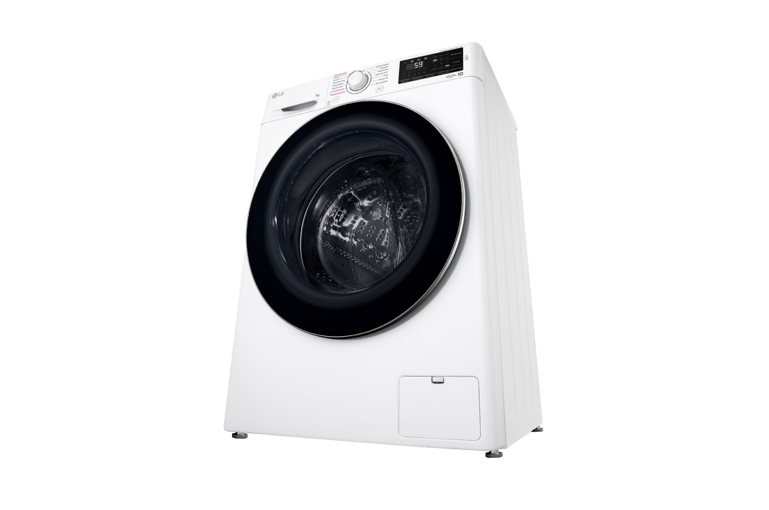 LG Стиральная машина узкая LG F2J6HSDW с паром, 7 кг, Top perspective, F2J6HSDW, thumbnail 13