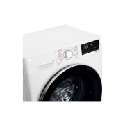 LG Стиральная машина узкая LG F2J6HSDW с паром, 7 кг, perspective view, F2J6HSDW, thumbnail 3