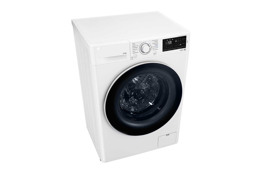 LG Узкая стирально-сушильная машина LG F2J6NM7W, прямой привод, 6/4 кг, F2J6NM7W, thumbnail 8