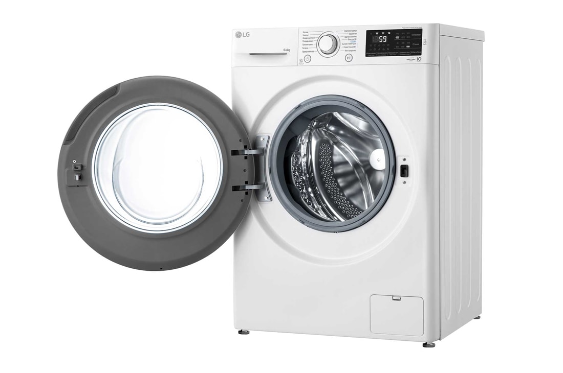 LG Узкая стирально-сушильная машина LG F2J6NM7W, прямой привод, 6/4 кг, F2J6NM7W, thumbnail 11