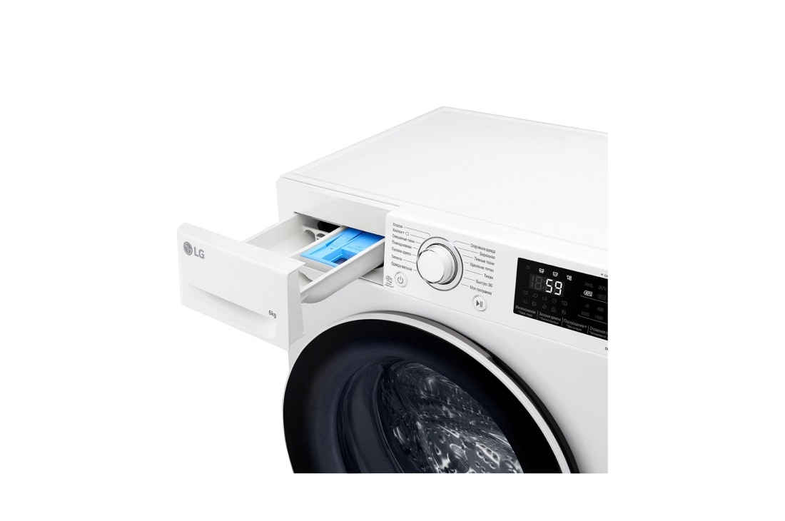 LG Стиральная машина узкая LG F2J6NNFW, 6 кг, Drawer open, F2J6NNFW, thumbnail 5