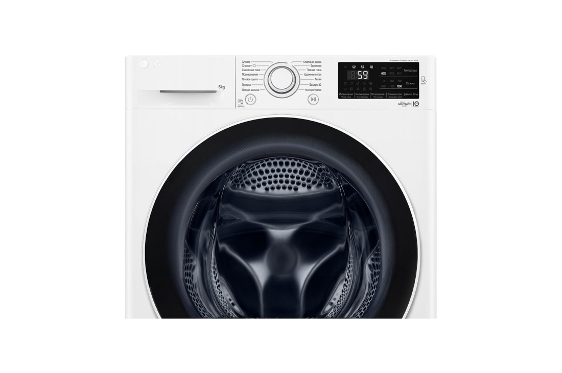 LG Стиральная машина узкая LG F2J6NNFW, 6 кг, Front perspective, F2J6NNFW, thumbnail 6