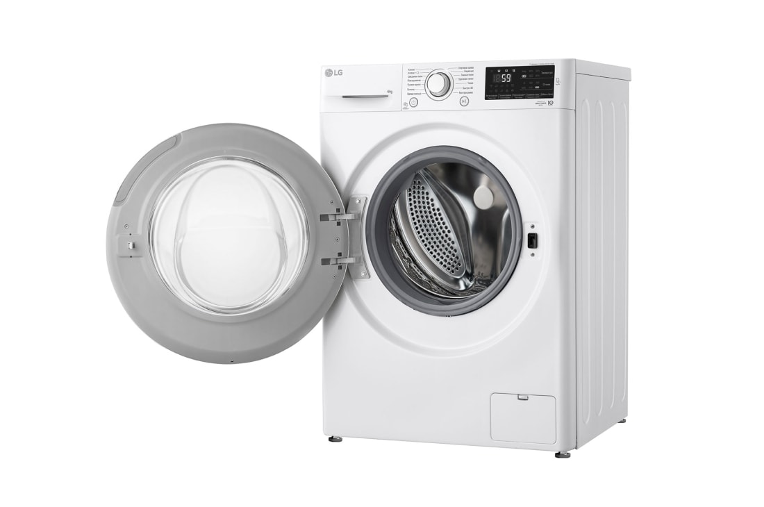 LG Стиральная машина узкая LG F2J6NNFW, 6 кг, Right door open, F2J6NNFW, thumbnail 11