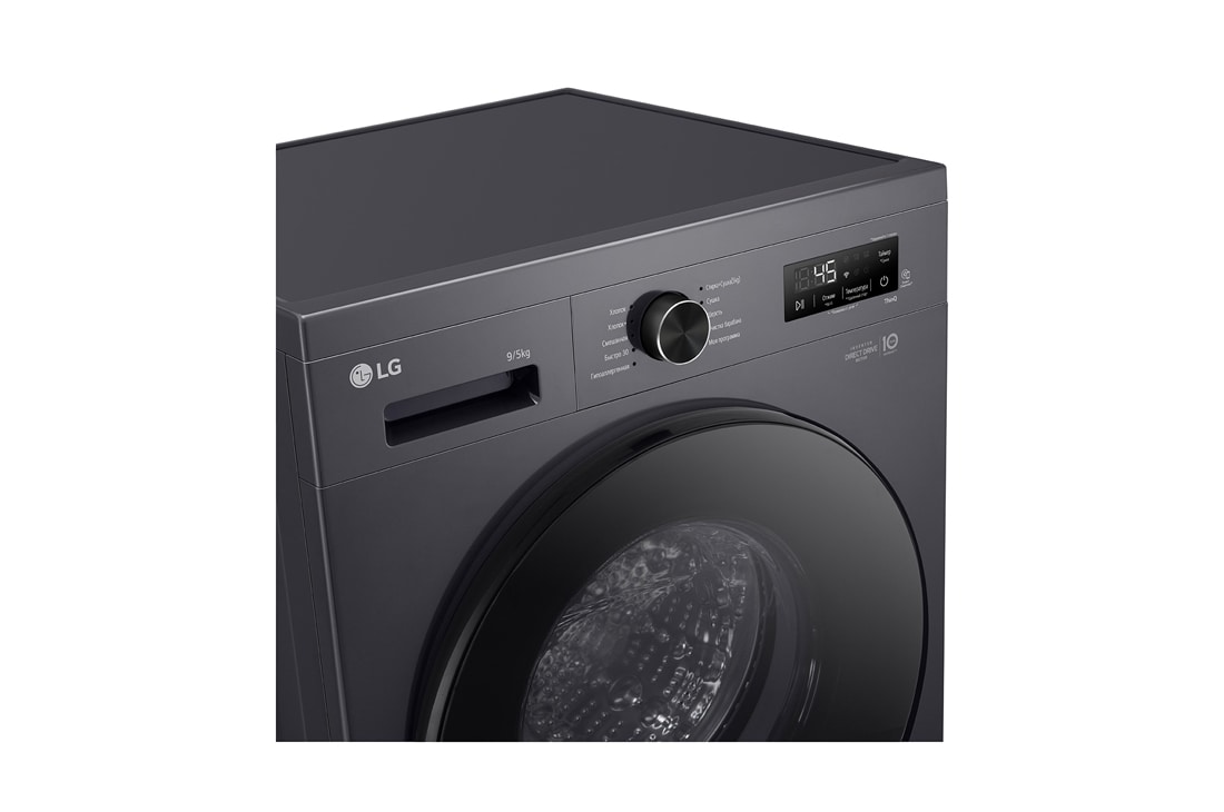 LG Стирально-сушильная машина LG F2Y2VG5J с паром, 9/5 кг, Панель стирально-сушильной машины LG F2Y2VG5J (вид слева), F2Y2VG5J, thumbnail 3