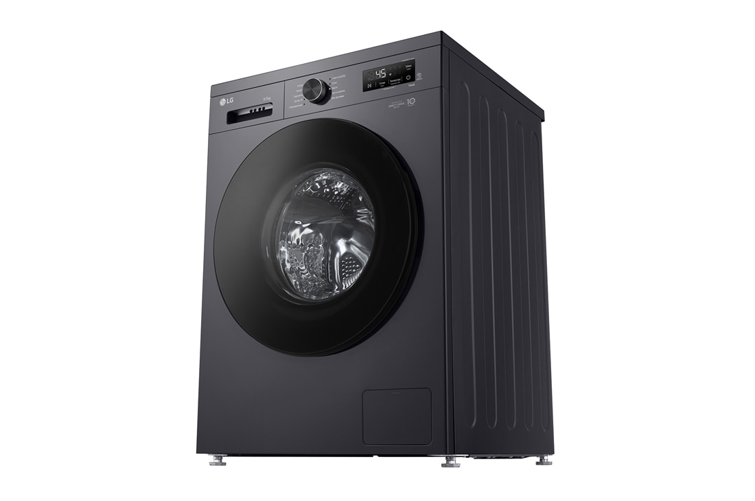 LG Стирально-сушильная машина LG F2Y2VG5J с паром, 9/5 кг, Стирально-сушильная машина LG F2Y2VG5J (вид справа в перспективе), F2Y2VG5J, thumbnail 11