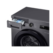 LG Стиральная машина узкая LG F2Y1NS6J с паром, 6 кг, Стиральная машина LG F2Y1NS6J с открытым лотком (вид справа), F2Y1NS6J, thumbnail 6